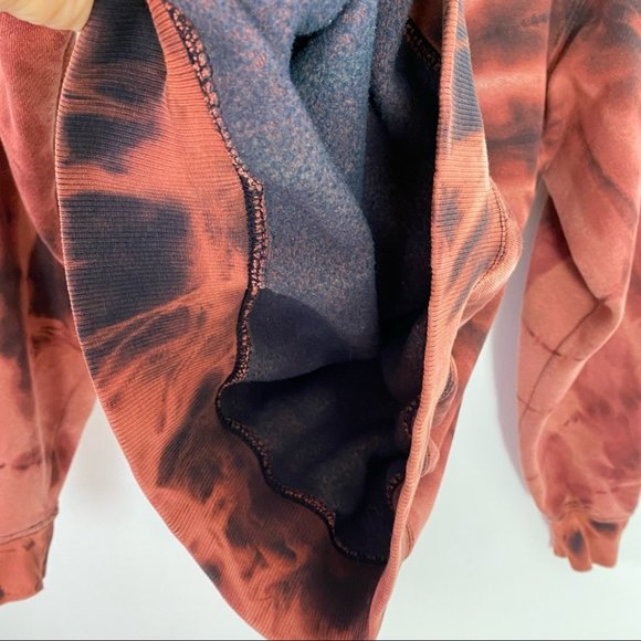 Handmade Reverse Tie Dye Yosemite Campground Pullover Sweatshirt Womens Small - Picture 4 of 12